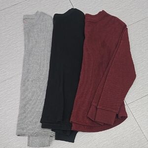 Boys Long Sleeve Thermal-Knit T-Shirt Pack of 3 -M(8)- Cat & Jack, Old Navy.